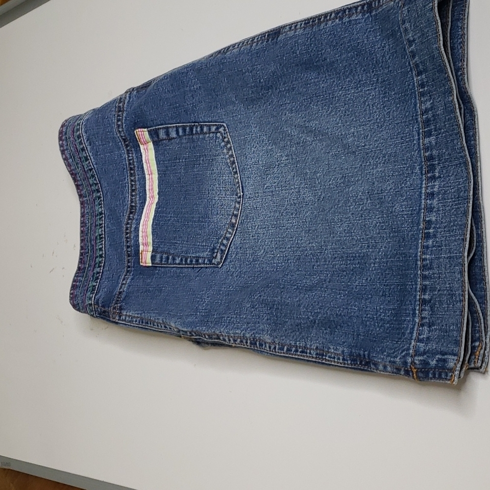 Lilly Pulitzer Vintage Mini Deim Skirt